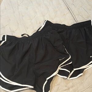 Nike Black Athletic Shorts Lightweight Performance